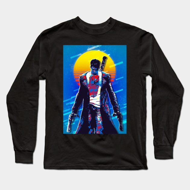 Dante Devil may cry Long Sleeve T-Shirt by Durro